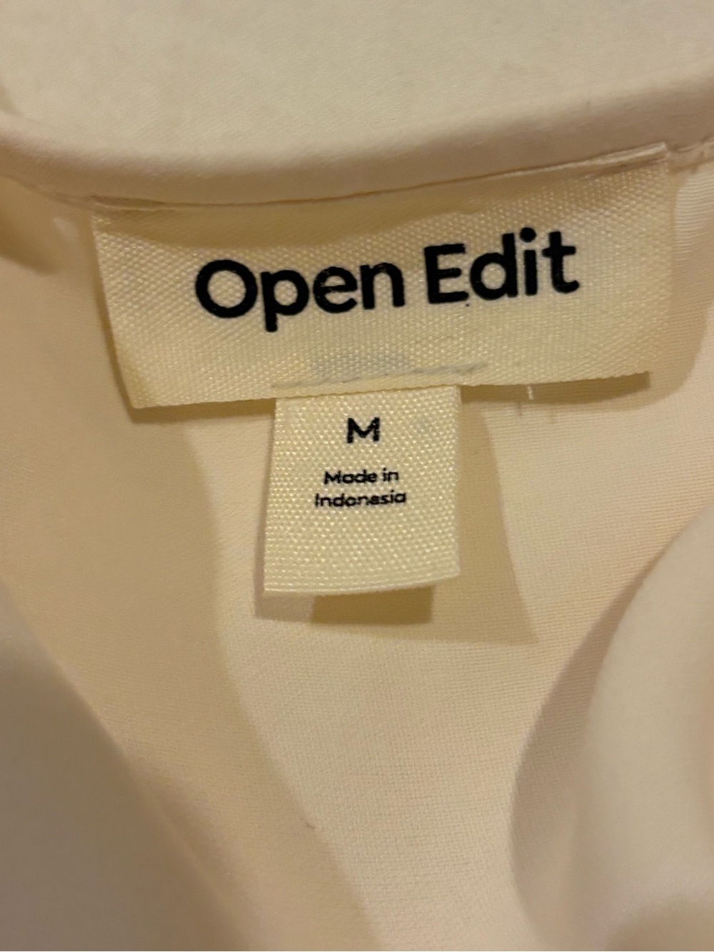 Sleeveless Cream Wrap Halter Top - Picture 6 of 6